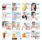 130 Artes para Pediatras Mídias Sociais Editáveis Photoshop + Png 1