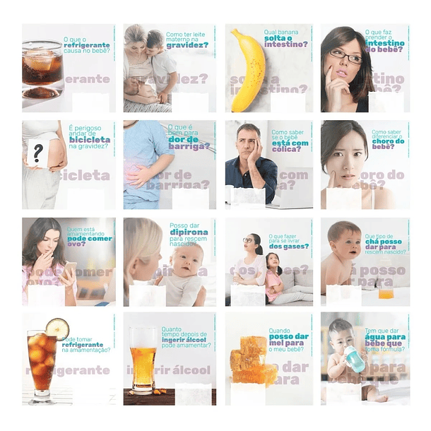 130 Artes para Pediatras Mídias Sociais Editáveis Photoshop + Png 1