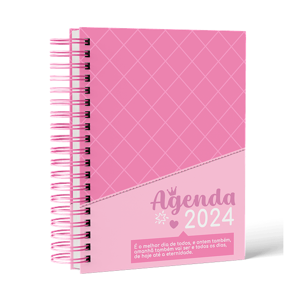 Arquivo Agenda e Caderno Rosa Menina Pink 2024 em Pdf   2