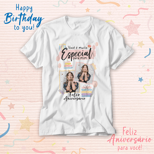 14 Artes para Camisa Fleiz Aniversário Arquivo Editavél 7