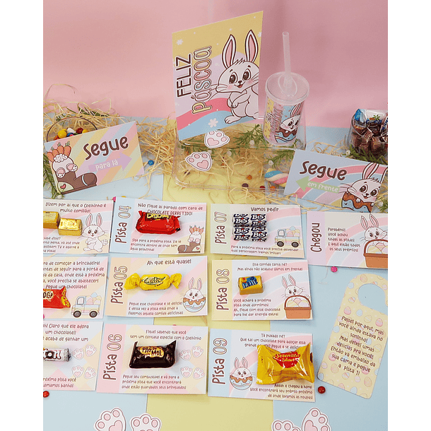 Kit Digital Páscoa Mimos Prontos Arquivos em Png 4