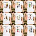 58 Artes para Camisa Cursos e Profissões Editável em Corel Draw 3