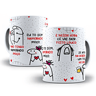 Artes para Caneca Eu não Tenho Namorado Moço Flork Musica Frases Editável em Corel Draw  2