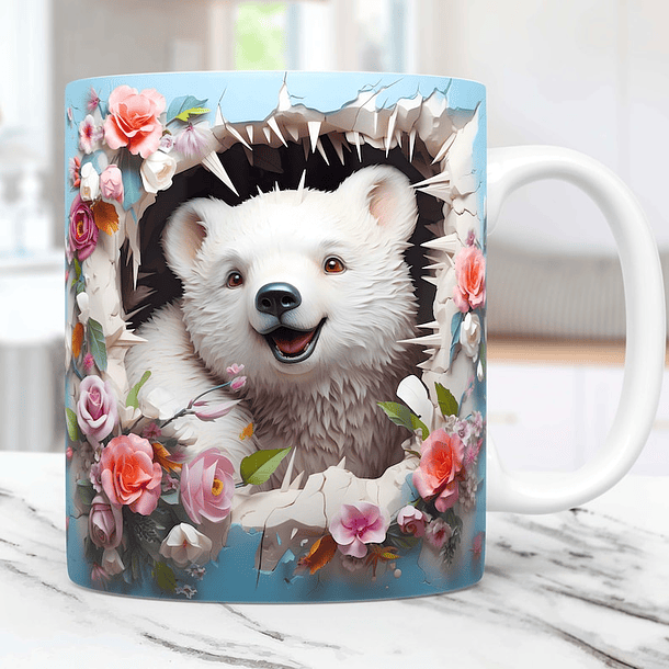 20 Artes Caneca Animal Animais Pet Love 3d Arquivos Png 8