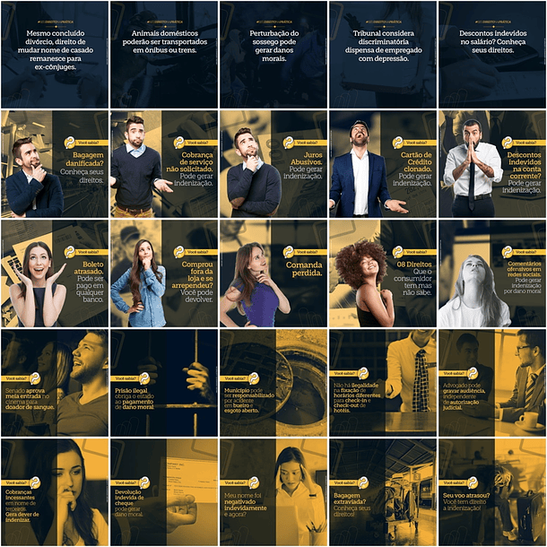 175 Artes Mídias Sociais Advogados Editáveis Photoshop 2