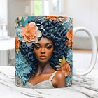 50 Artes Caneca Dia das Mulheres Beleza Negra 3d Arquivos Png 3