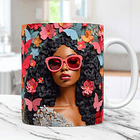 50 Artes Caneca Dia das Mulheres Beleza Negra 3d Arquivos Png 5