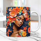 50 Artes Caneca Dia das Mulheres Beleza Negra 3d Arquivos Png 6