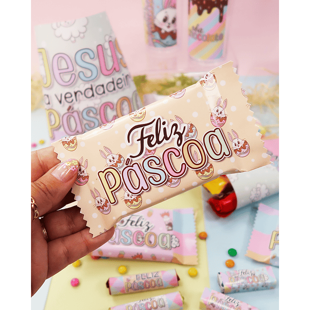 Kit Digital Páscoa Mimos Prontos Arquivos em Png 20
