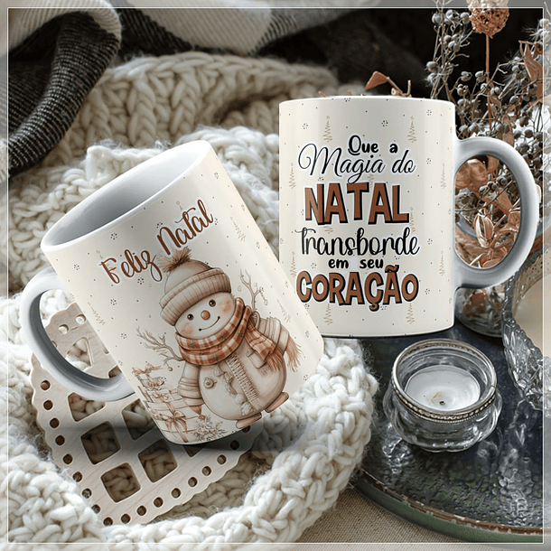 11 Artes para Caneca Natal Arquivos em CorelDraw 1