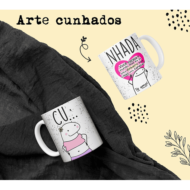 Artes para Caneca Cunhado e Cunhada em Corel Draw 1