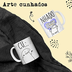 Artes para Caneca Cunhado e Cunhada em Corel Draw