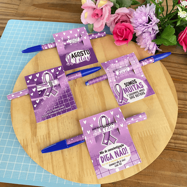 Arquivo de Corte Agosto Lilás em Pdf 1