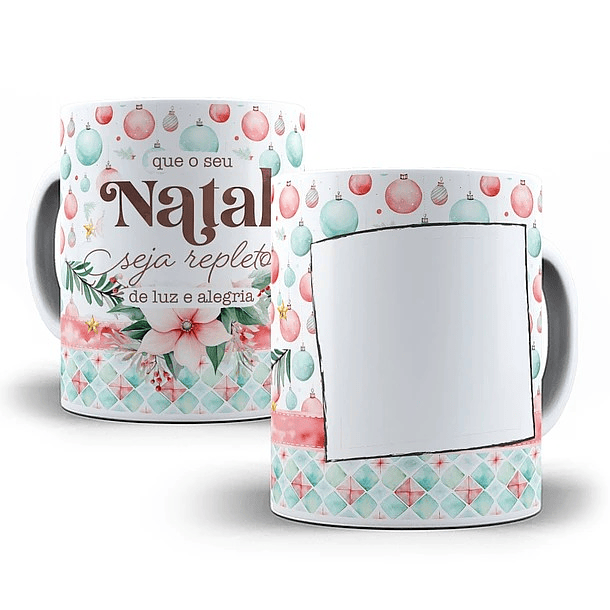 8 Artes Caneca Natal Arquivo em Jpg 2