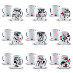 15 Artes Caneca Flork Dia dos Namorados Com 3 Fotos Arquivos Sublimação Jpg Png