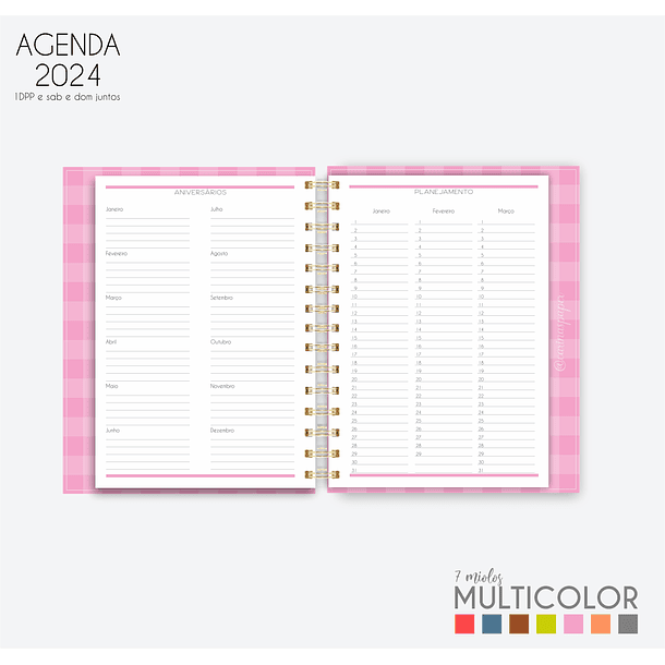 Arquivo Agenda MultiColor 2024 em Pdf  12