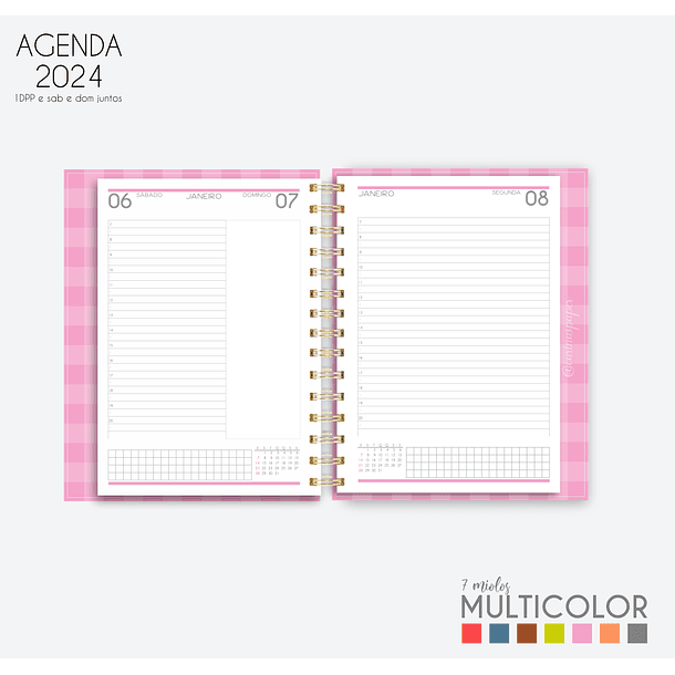 Arquivo Agenda MultiColor 2024 em Pdf  16