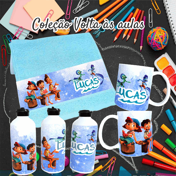 78 Artes para Caneca, Toalinha e Squezee Personagens Disney Volta as Aulas Arquivo Editavél  13