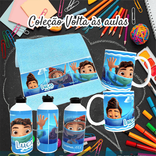 78 Artes para Caneca, Toalinha e Squezee Personagens Disney Volta as Aulas Arquivo Editavél  14