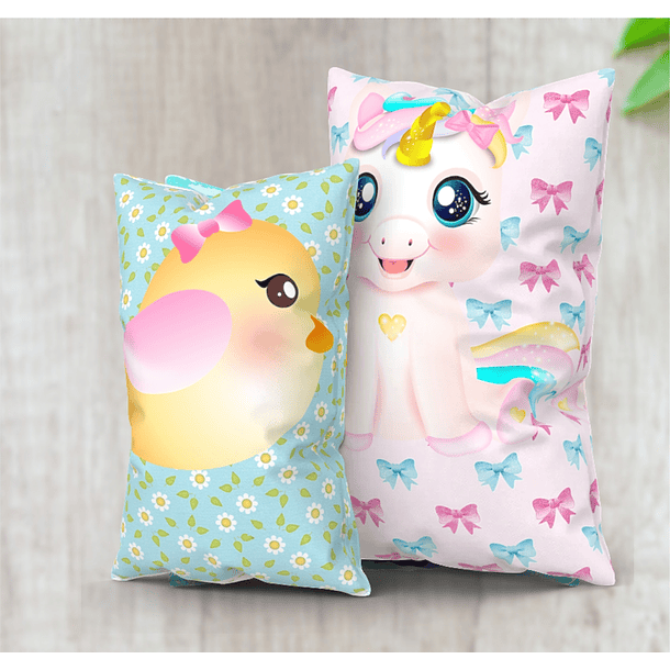 21 Artes para Almofadas e Naninhas Editável em Corel Draw 4