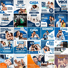 180 Artes Mídias Sociais Imobiliaria Editáveis Photoshop 1