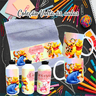 78 Artes para Caneca, Toalinha e Squezee Personagens Disney Volta as Aulas Arquivo Editavél  23