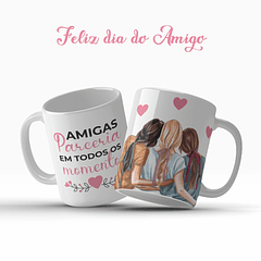 25 Artes para Caneca Dia do Amigo Arquivo Editável 