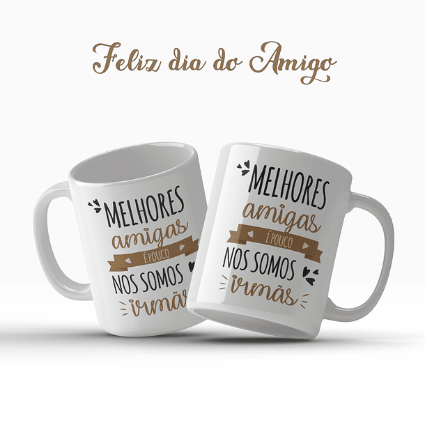 25 Artes para Caneca Dia do Amigo Arquivo Editável  2
