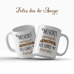 25 Artes para Caneca Dia do Amigo Arquivo Editável 