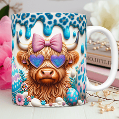 10 Artes Caneca Vaquinhas Páscoa 3d Arquivos Png