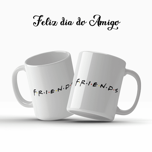 25 Artes para Caneca Dia do Amigo Arquivo Editável  5