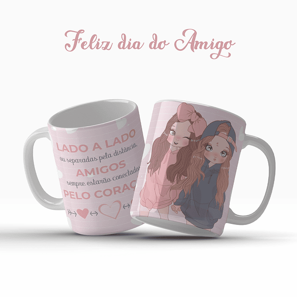 25 Artes para Caneca Dia do Amigo Arquivo Editável  8