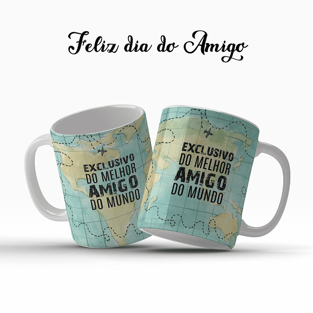 25 Artes para Caneca Dia do Amigo Arquivo Editável  10