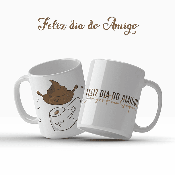 25 Artes para Caneca Dia do Amigo Arquivo Editável  11