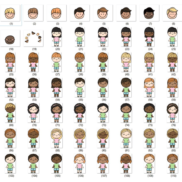 Kit Digital Dia dos Crianças Sem Fundo Lt24 Arquivos Png 3