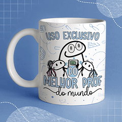 Arte Caneca Uso Exclusivo Melhor Prof Do Mundo Arquivo Png