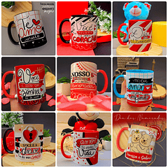 40 Artes para Caneca Dia dos Namorados Arquivos em Jpg 