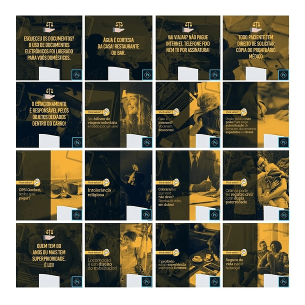 50 Artes Mídias Sociais Advogados Editáveis Photoshop 3