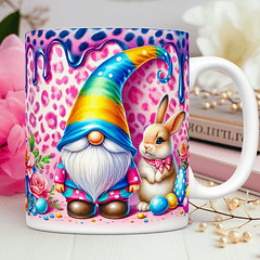 50 Artes Caneca Gnomos Páscoa 3d Arquivos Png