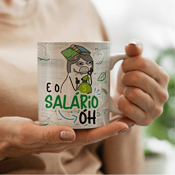 Arte Caneca E O Salário Óh Arquivo Png