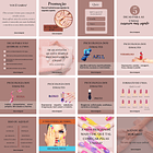 Pack Canva Manicure e Pedicure Templates Editáveis 100 Artes + Bônus 6