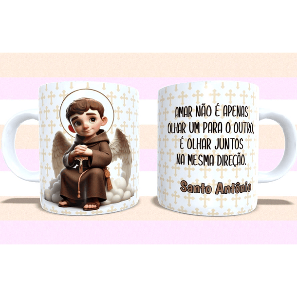 5 Arte para Caneca Santinhos cute Arquivo em Jpg  5