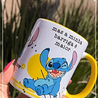 Arte Caneca Stitch Eu Teamo com Toda Minha Barriga Corel Draw + Png 1