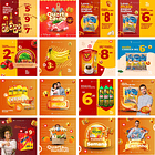 Pack Canva Supermercado Mercado Templates Editáveis 32 Artes + Bônus 1