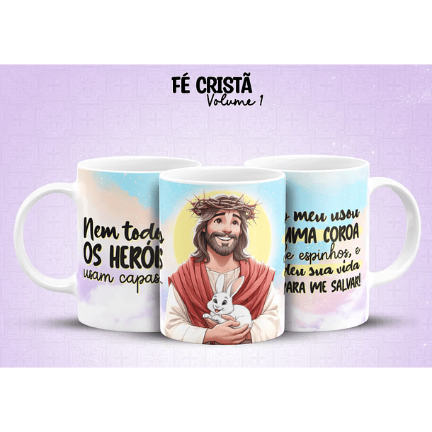 10 Arte para Caneca Fé Cristã Arquivo em Jpg 10