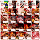 Pack Canva Churrascaria Templates Editáveis 200 Artes + Legendas 8