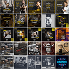 230 Artes Mídias Sociais Barbearia Templates Editáveis Photoshop 1