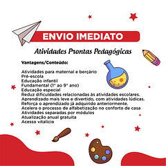 2.000 Atividades Infantil Pedagógicas Berçário até o 9º ano