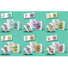 15 Artes Caneca Unicornio Sem Humor Editável em Corel Draw 2