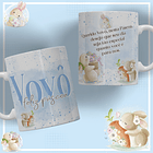 12 Artes para Caneca Páscoa Família Arquivos Editável 11